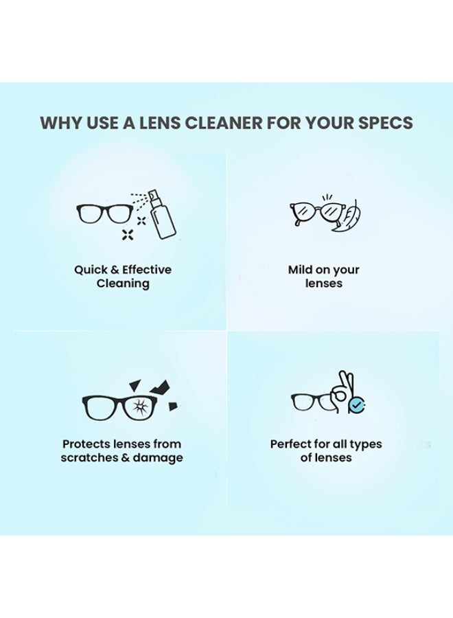 Aqualens Spectacle Lens Cleaner 100ML - Image 3