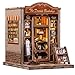 CUTEBEE Book Nook Kit DIY Miniature House Dollhouse Kit for Adults and Teens Booknook Tiny House Bookshelf Decor 3D Wooden Puzzle Gifts for Family Friends Drama Bookshop - Image 3