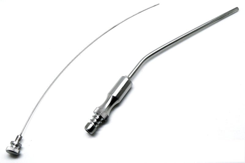 SUPERIOR INSTRUMENTS Dental Frazier Tube No. 12 Suction Aspirator 4mm Diagnostic 7.6" Stainless Steel Instruments - Image 1