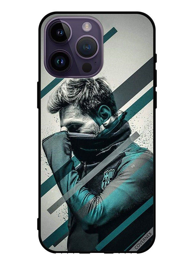 Covernex Protective Case Cover For Apple iPhone 14 Pro Max Messi Hiding Face - Image 1