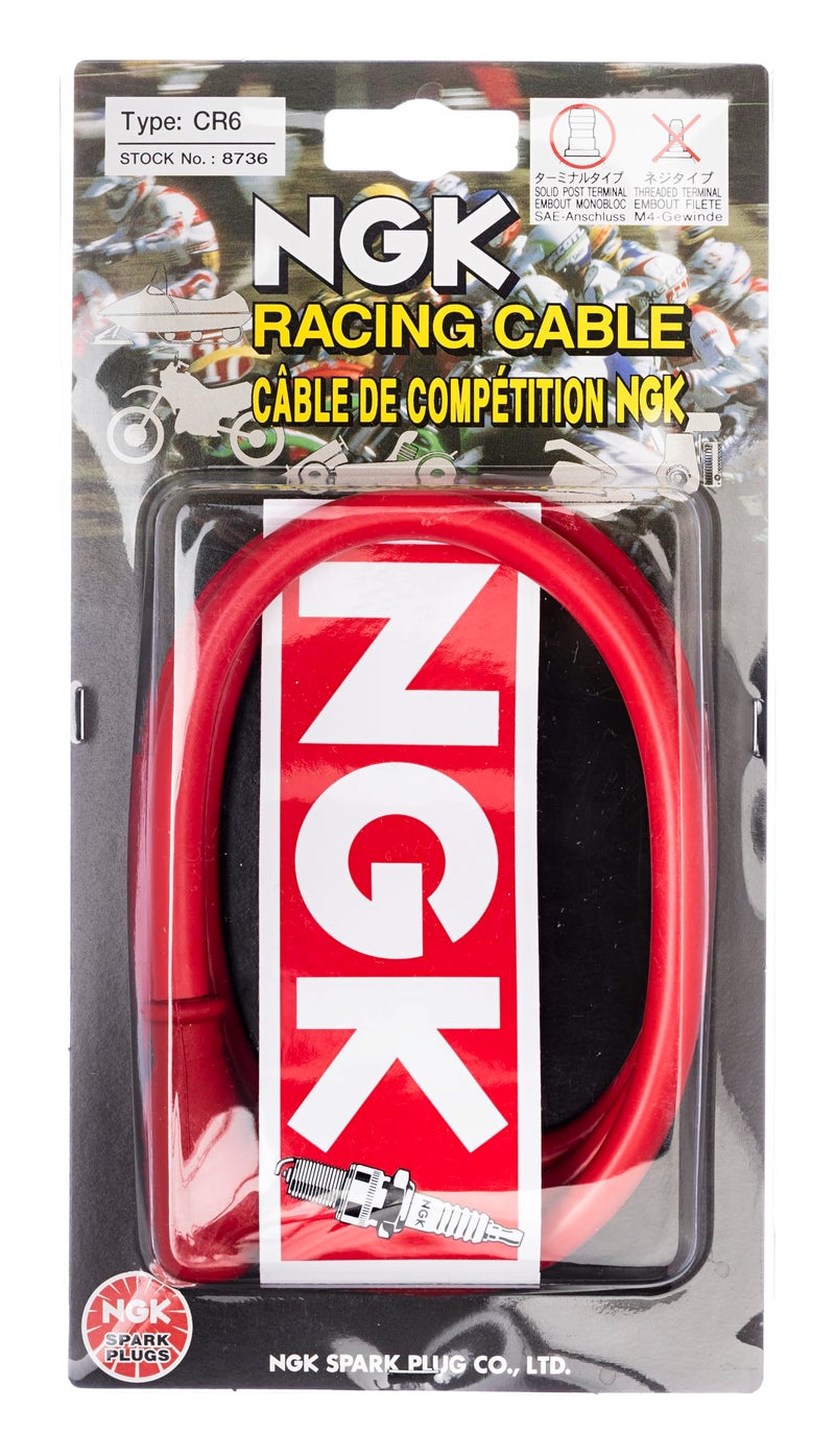 NGK CR6 Racing Cable Spark Plug Wire - Image 4