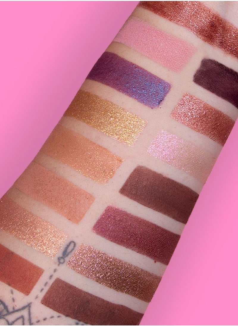 Technic 15 shades pressed pigments eyeshadow palette- Persuasion  - Image 2