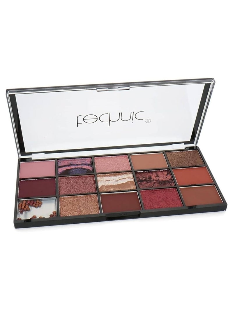 Technic 15 shades pressed pigments eyeshadow palette- Persuasion  - Image 4