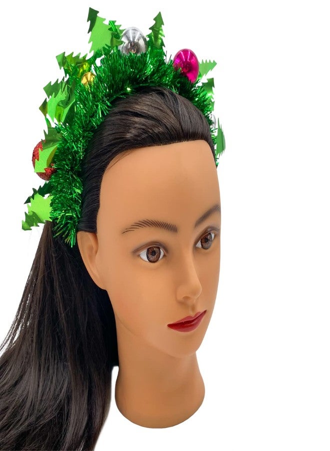 Needzo Colorful Christmas Headband, Festive Holiday Party Accessory for Women or Girls, One Size Fits Most (Tinsel) - Image 4