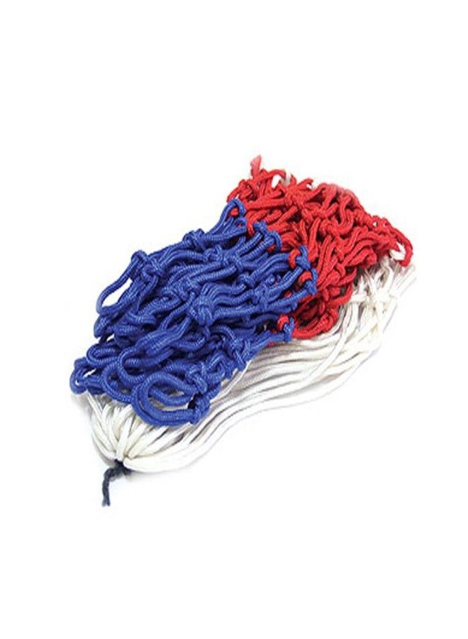 RAISCO شبكة كرة سلة رايسكو سيلكي - أحمر وأزرق | شبكة نايلون ممتازة لحلقات كرة السلة القياسية | مقاومة للعوامل الجوية ومتينة | مناسبة للاستخدام الداخلي والخارجي - Image 3