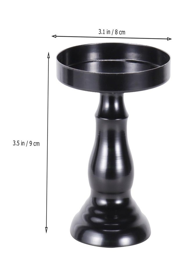 UTHCLO Mini Cake Stand 3.74X3.14X3.14In Round Dessert Pedestal for Wedding Party Birthday Display Tray Perfect for Cupcakes Muffins and Treats - Image 2