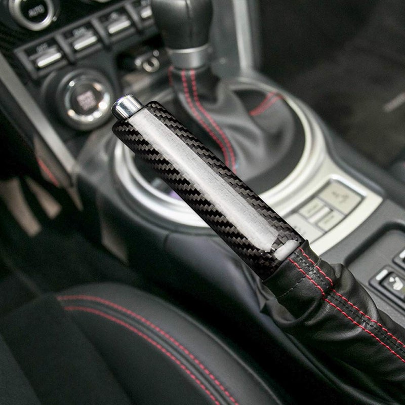 AIRSPEED Carbon Fiber Car Handbrake Cover Replace Grip Handle Lever for Subaru BRZ Toyota 86 2013-2020 Accessories(Black) - Image 5