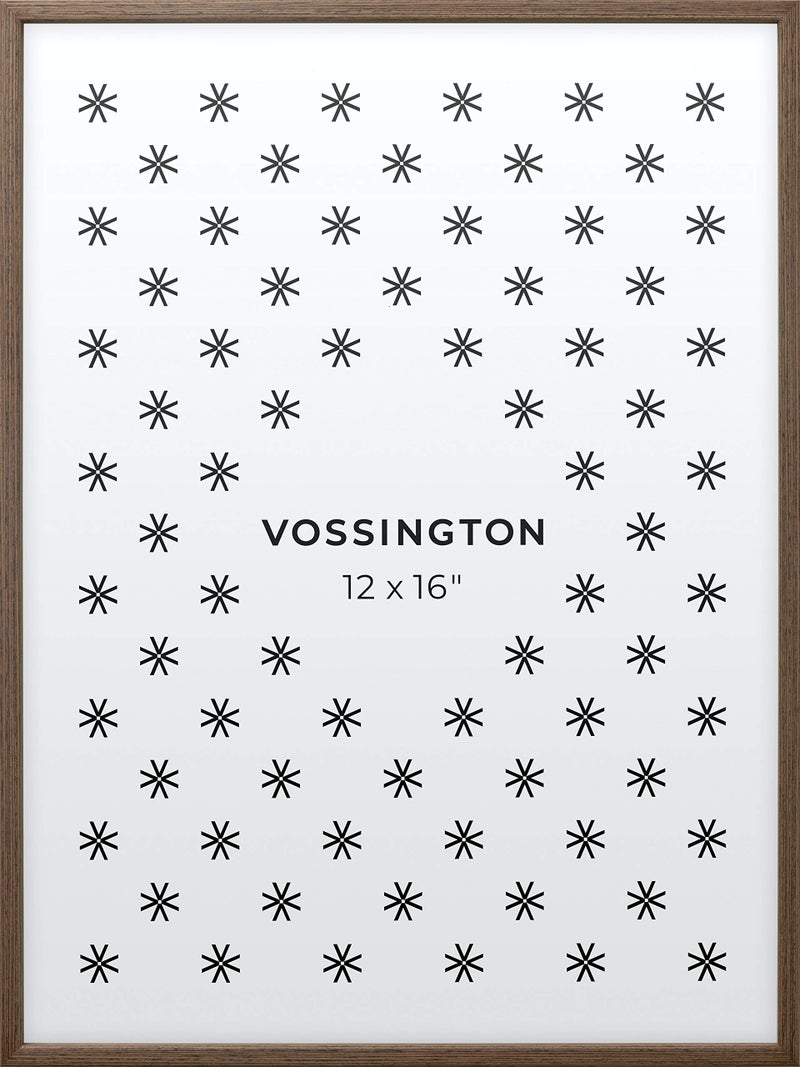 Vossington Vossington 12x16 Frame  Exclusive Exotic Wood Picture Frame  12 x 16 Inch  Thin Modern Look 