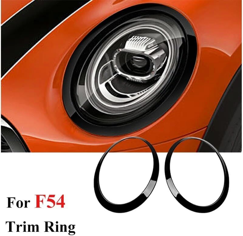 DEMULAX Car Headlight Eyebrow Trim for Mini Cooper - Image 2