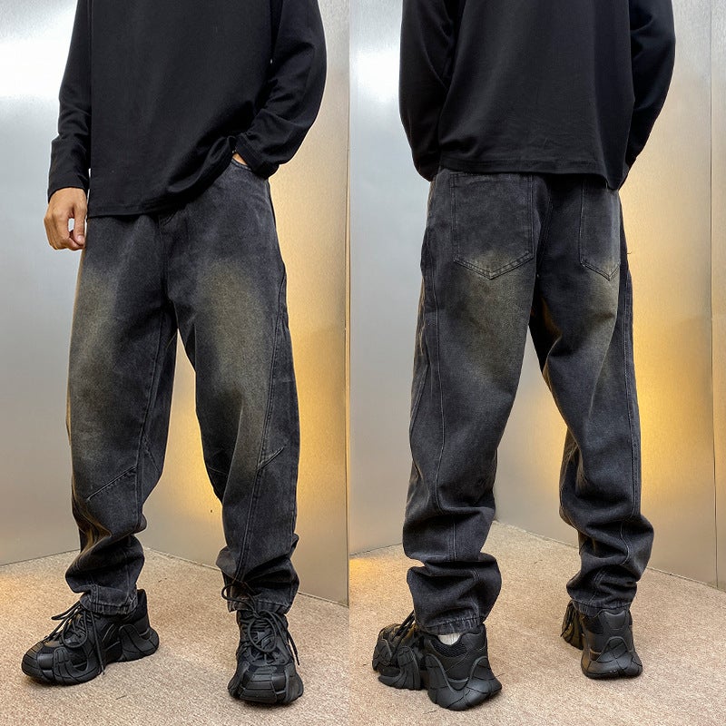 Unisex Casual Daily Denim Jeans - Image 2