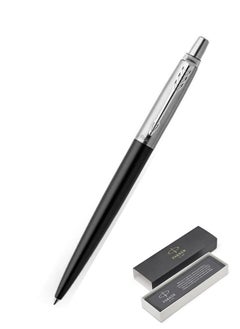 PARKER 1-Piece Jotter Ballpoint Pen Blue Ink Medium Tip Black Barrel  - Image 1