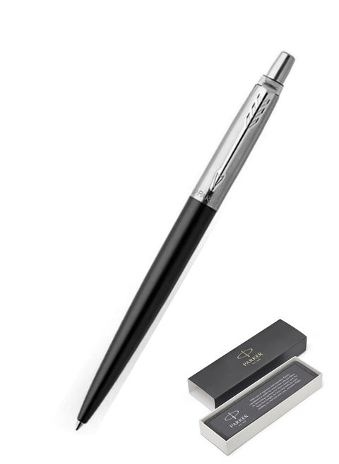 1-Piece Jotter Ballpoint Pen Blue Ink Medium Tip Black Barrel