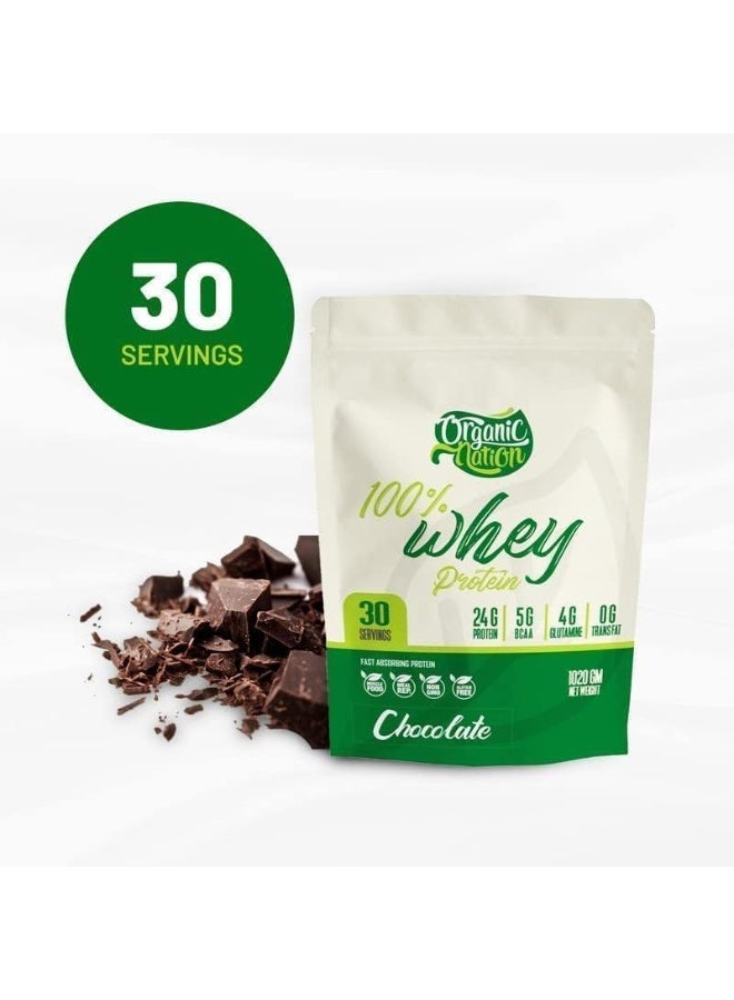 100% Whey Protein Chocolate Flavor – Protein Supplement for Muscle Support