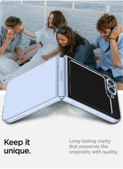 Spigen Air Skin Samsung Galaxy Z Flip 6 Case Cover (2024) - Crystal Clear  - Image 5