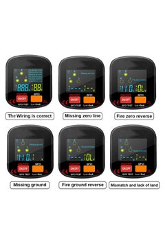 Y&D 90-130V GFCI Outlet Tester, Electric Socket 3 Prong Receptacle Standard Electrical Tester with Voltage Display, for Detecting Common Faults of Wiring Problems  - Image 3