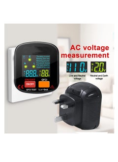 Y&D 90-130V GFCI Outlet Tester, Electric Socket 3 Prong Receptacle Standard Electrical Tester with Voltage Display, for Detecting Common Faults of Wiring Problems  - Image 2