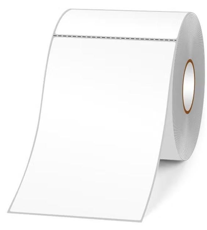 كن واحدًا ورقة العلامة الحرارية لفة مقاومة للماء الزيت الأبيض - Image 1