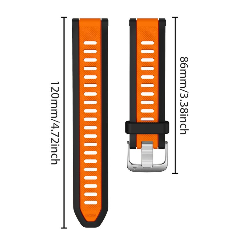 20mm Quick Release Band Mixed Color 3 For Forerunner Vivoactive 245 645 Music - Image 2