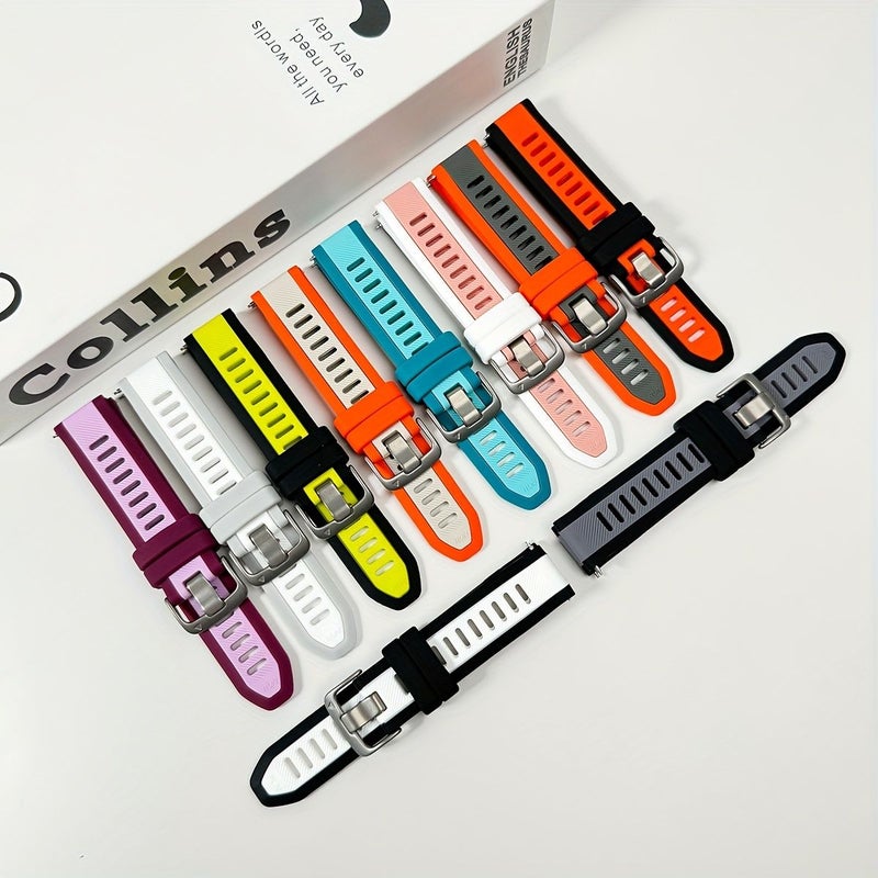 20mm Quick Release Band Mixed Color 3 For Forerunner Vivoactive 245 645 Music - Image 4