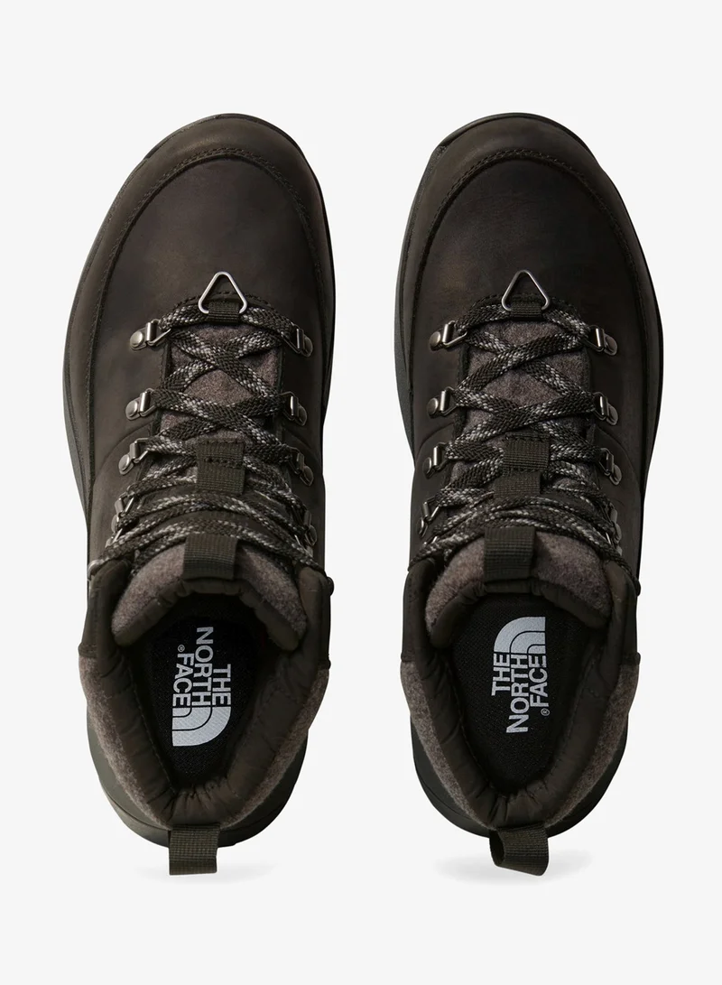 The North Face Black Men's Bergen Leather Waterproof Snow Boots for Men | Best Price UAE