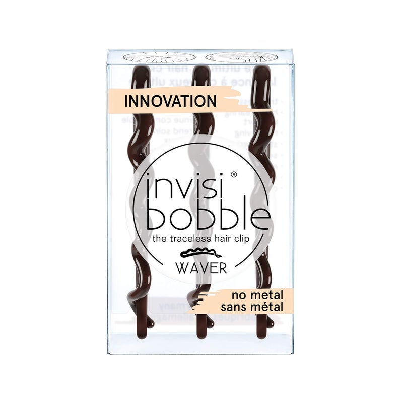 invisibobble إنفزيبوبل ويفر، بني - 3 قطع - Image 3