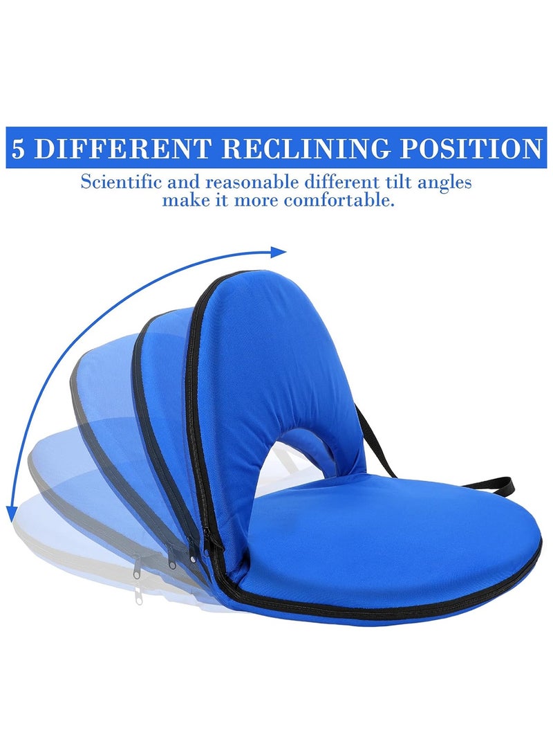 Foldable Ground Chair with Adjustable Backrest – Portable Floor Chair Camping for Trekking, Picnics, and Indoor Use - Image 3