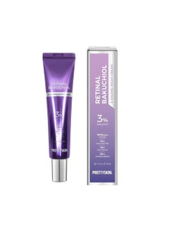 PRETTYSKIN Retinal Bakuchiol Athome Night Cream Moisturizer for Face  Reduce Wrinkles  Fine lines Elasticity Toneup Antiaging Centella Asiatica Extract 30 Retinal 1000 ppm 30g 