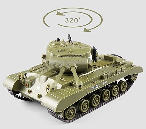 Heng Long 130 Scale US M26 Pershing RC IR Battle Tank wSound Lights - Image 3