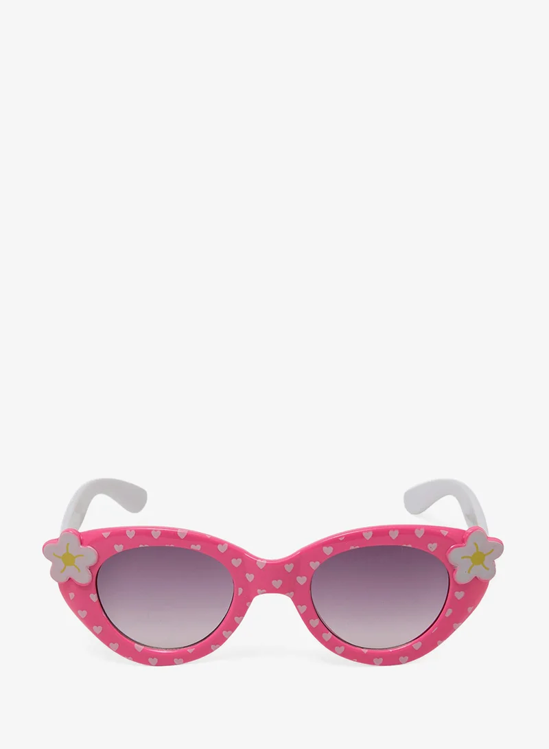 Redtag Girls Pink Cat Eye Sunglasses