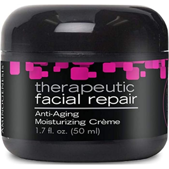 AminoGenesis Therapeutic Facial Repair w/SYTHE'6 1.7 oz Anti Aging, Moisturizer, Peptide, Amino Acids, Collagen, Elastin, Wrinkle, Dark Spot, Dry, All Skin Type Cream, Skin Renewing - Image 1