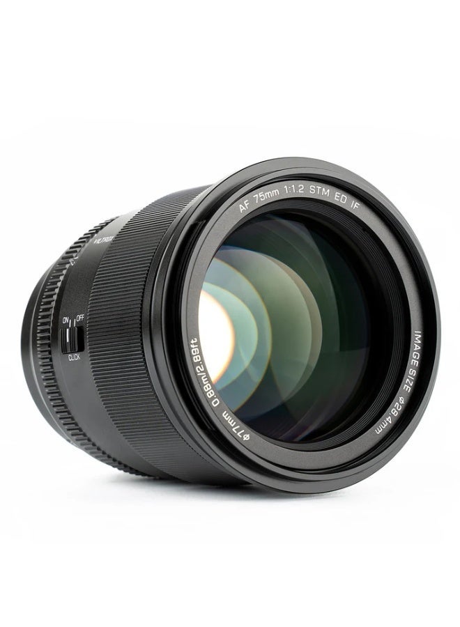فيلتروكس AF 75mm F1.2 Pro APS-C Lens for Sony E-Mount - Image 5
