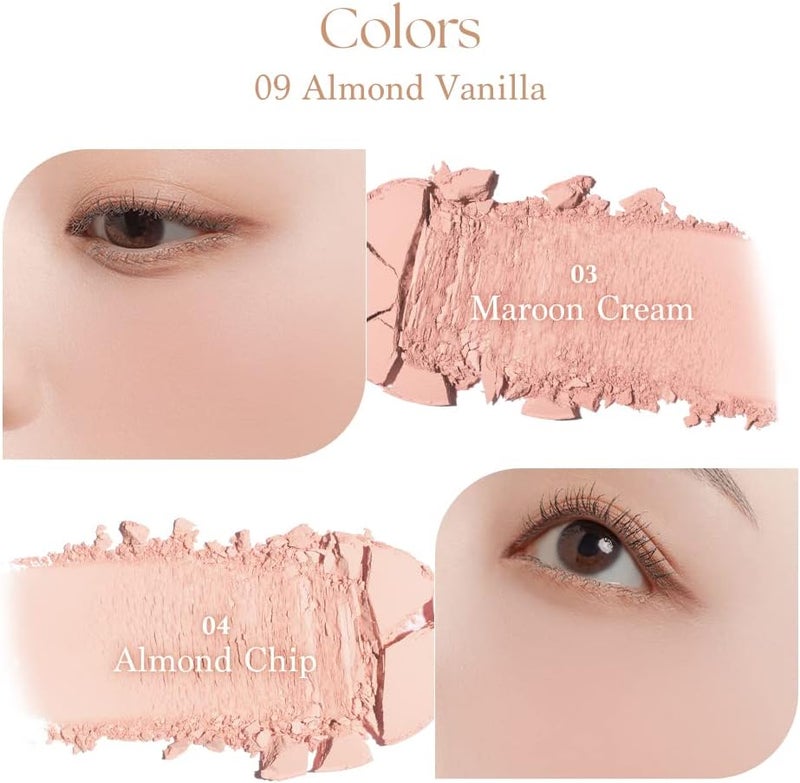 dasique Blending Mood Cheek #09 Almond Vanilla - 4 Color Vegan Blush Palette - Image 5