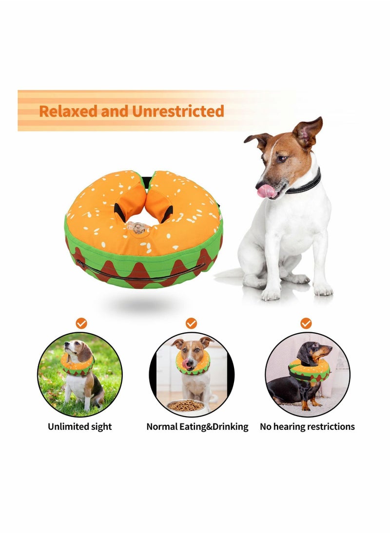 Y&D - Protective Inflatable Dog Recovery Cone Collar for Smal Medium Large Dog, Soft E-Collar Donut Alternative After Surgery Dogs Cats - Prevent from Licking Biting Wound (Small) - Image 1