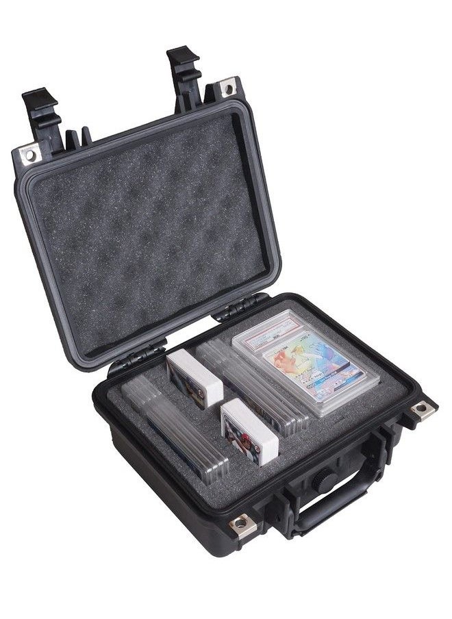 Case Club Graded Card Storage Box Fits Up To 34 Card Slabs Or 100+ Sleeve Top Loaders. Waterproof With Customizable Interior Foam  - Image 1