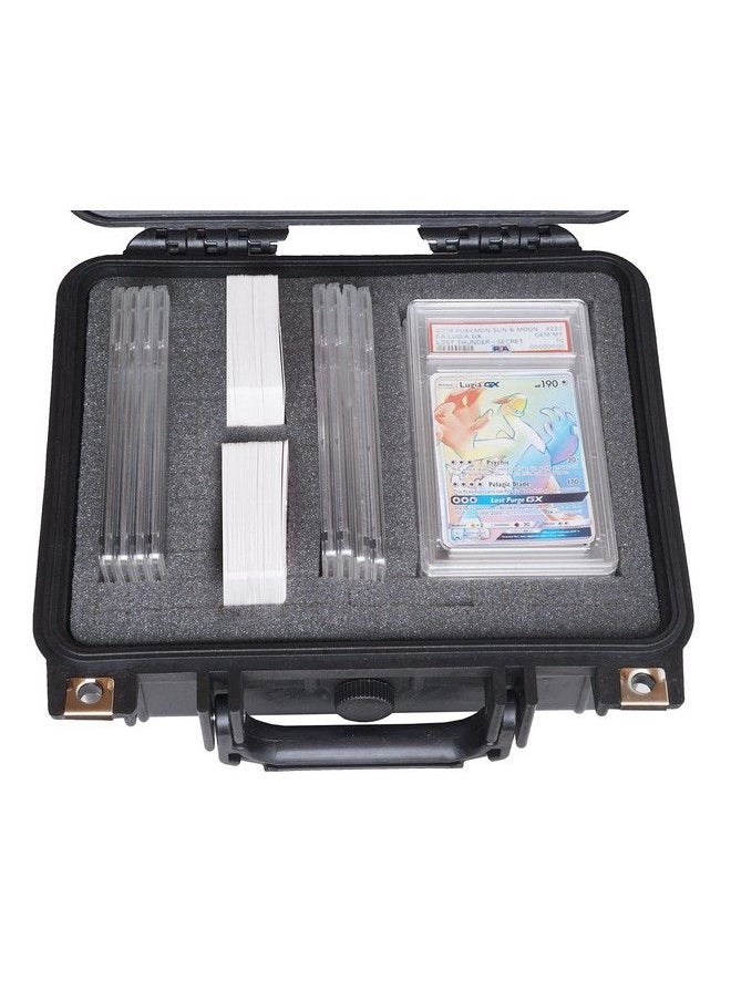 Case Club Graded Card Storage Box Fits Up To 34 Card Slabs Or 100+ Sleeve Top Loaders. Waterproof With Customizable Interior Foam  - Image 3