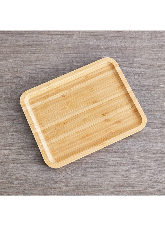 Home Box Bamboo Rectangular Tray 28 cm  - Image 3
