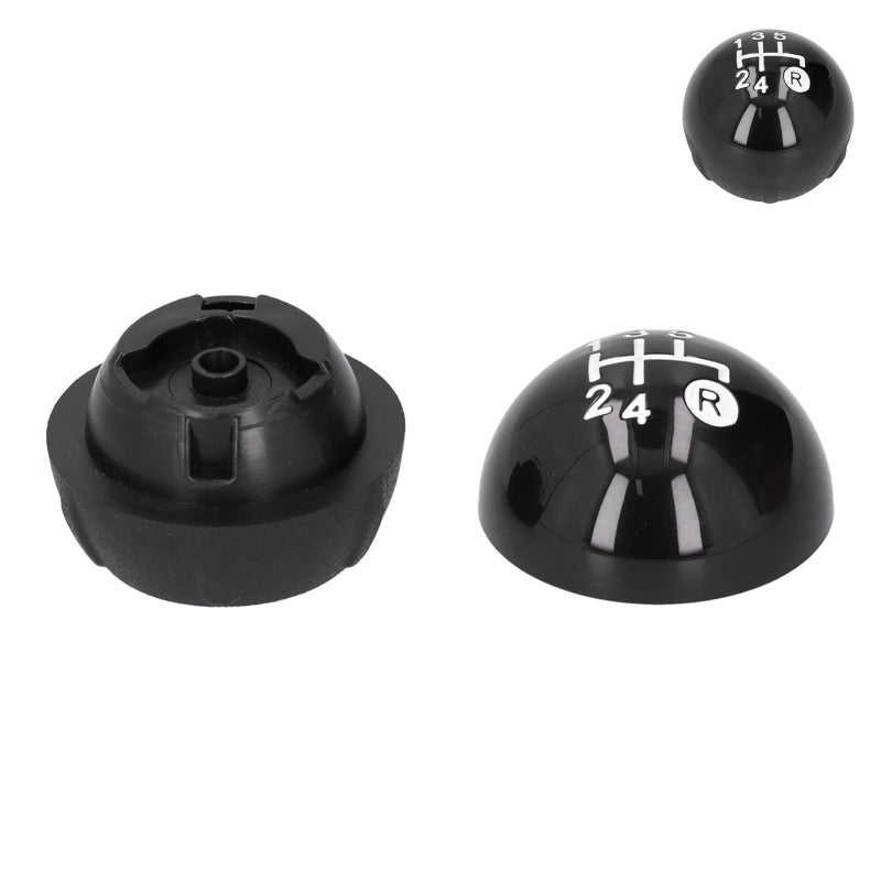 Gear Shift Knob Replacement Kit: 5-speed Shift Pattern, Smooth Comfortable Design - Clear White Engraved Markings Decorative Cap Cover for Fiat 500 500C 2007-2018 LHD RHD Car Interior Decoration - Image 5