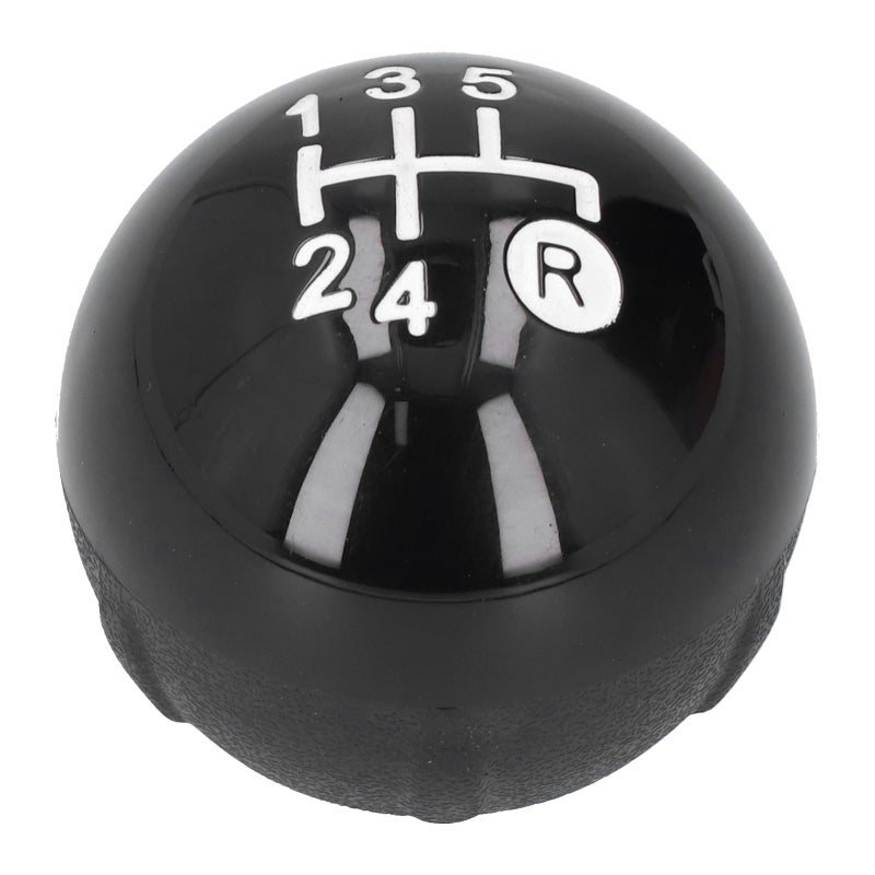 Gear Shift Knob Replacement Kit: 5-speed Shift Pattern, Smooth Comfortable Design - Clear White Engraved Markings Decorative Cap Cover for Fiat 500 500C 2007-2018 LHD RHD Car Interior Decoration - Image 1
