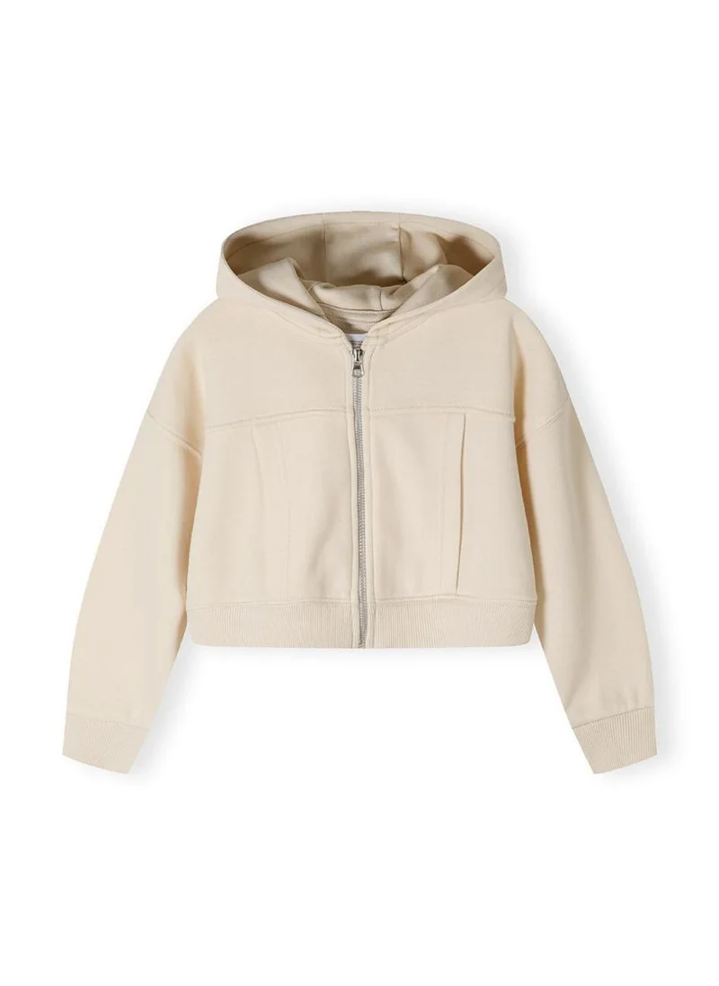 MINOTI Kids Girls Tracksuit Set with Zip Hoodie and Jogger Trousers