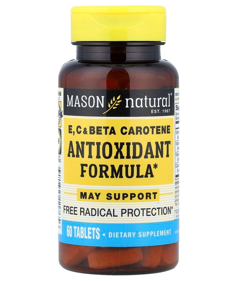 Mason Natural Vitamins E C & Beta Carotene 60 Tablets