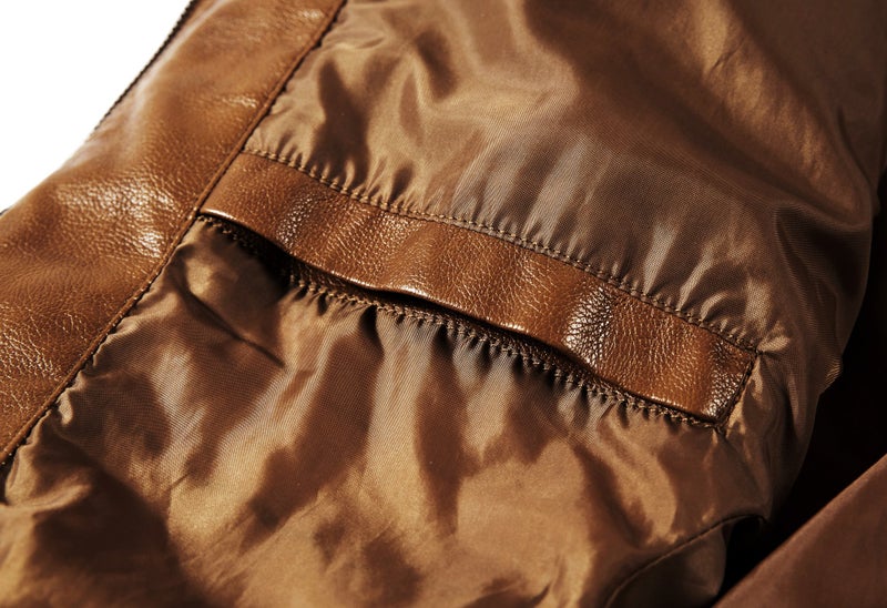 WULFUL Men's Stand Collar Leather Jacket Motorcycle Lightweight Faux Leather Outwear - Image 3