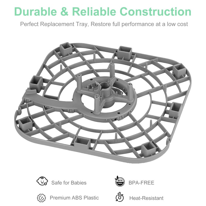 Replacement Base Tray for MomCozy KleanPal Pro Bottle Washer, Bottom Tray Compatible with MomCozy Bottle Washer, BPA-Free Baby Bottle Washer Accessories - Image 3