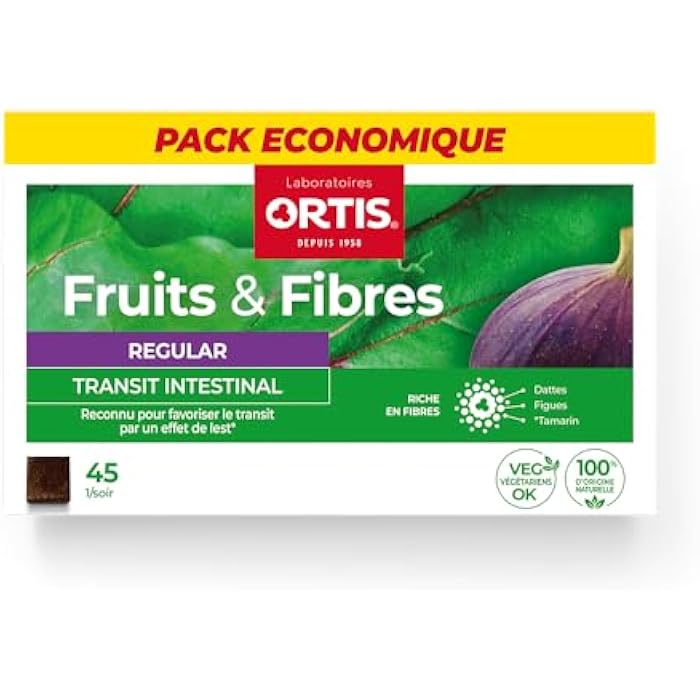 Ortis Fruits & Fibres Regular 45 Squares to Chew - Image 2