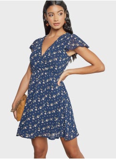 MELA LONDON Floral Print A-Line Dress  - Image 1