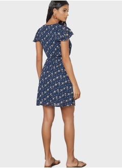 MELA LONDON Floral Print A-Line Dress  - Image 2