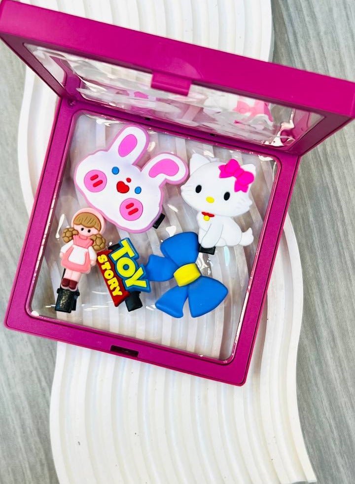 Generic Set of 5 cute and delicate hair clips – an elegant touch for a standout look!