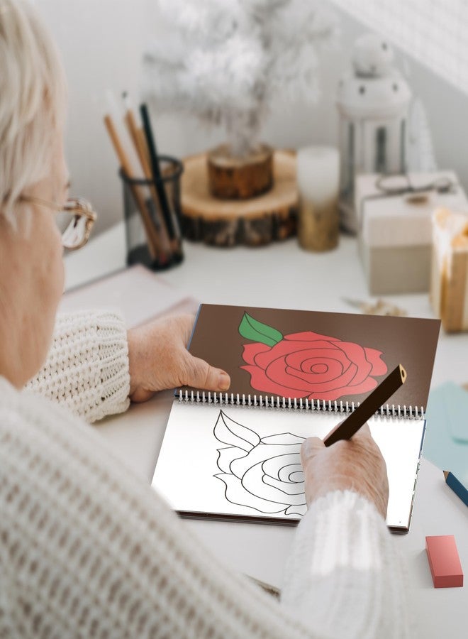 Keeping Busy Coloring Activities for Dementia Patients Art Set | Dementia Activities for Seniors Products for People with Dementia Activities for Elderly with Dementia Products for Elderly Activities - Image 3