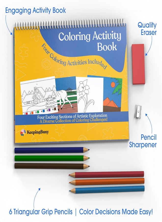 Keeping Busy Coloring Activities for Dementia Patients Art Set | Dementia Activities for Seniors Products for People with Dementia Activities for Elderly with Dementia Products for Elderly Activities - Image 4