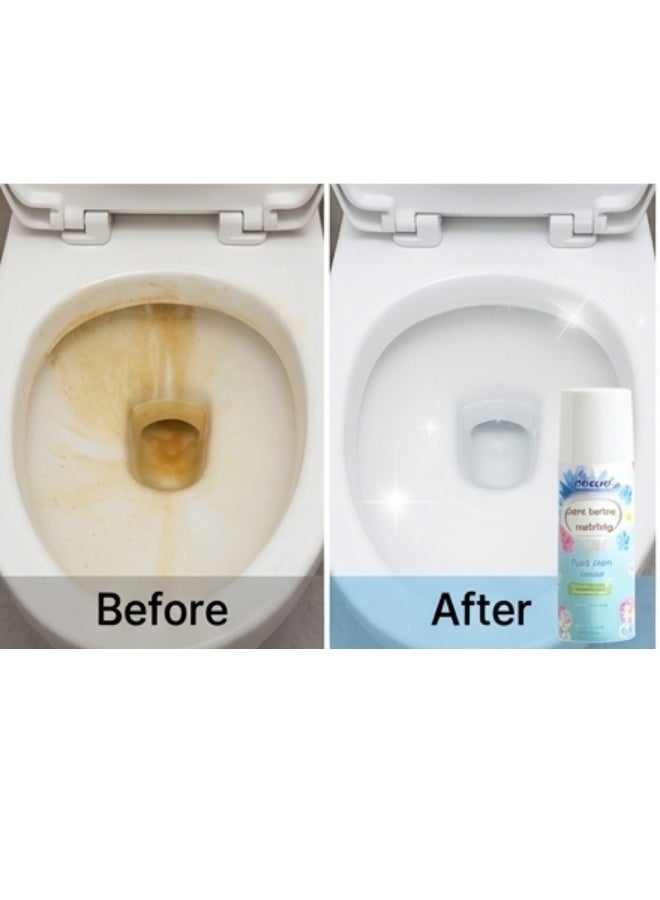منظف ​​قوي للمراحيض ومزيل للترسبات الكلسية - مسحوق فوار للتنظيف العميق، وإزالة البقع والروائح، وتطهير الأسطح الخزفية، وآمن على الأنابيب وأحواض المراحيض، ويعيد اللمعان بسهولة - Image 4