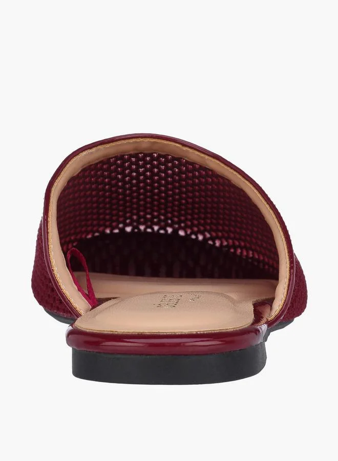 Celeste BURGUNDY Women Slip-On Mules for Women | Best Price UAE